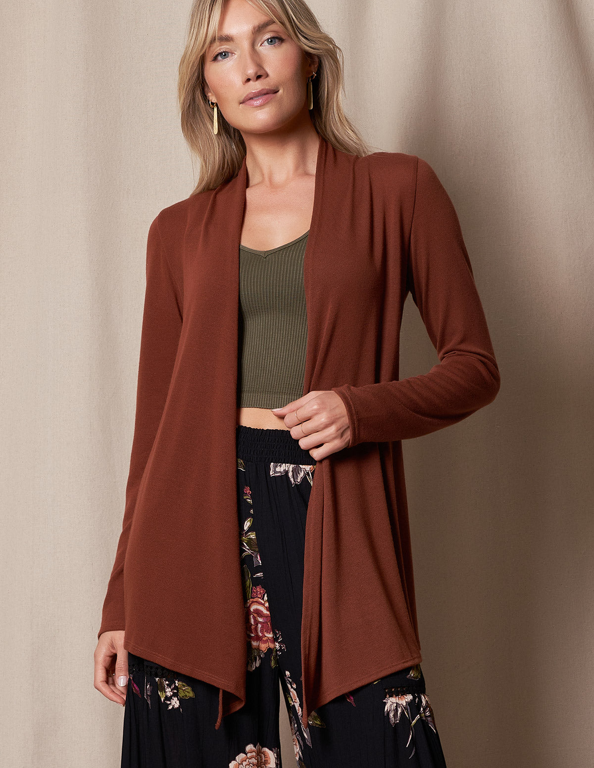 Aria Knit Wrap - Dark Charcoal Small Only