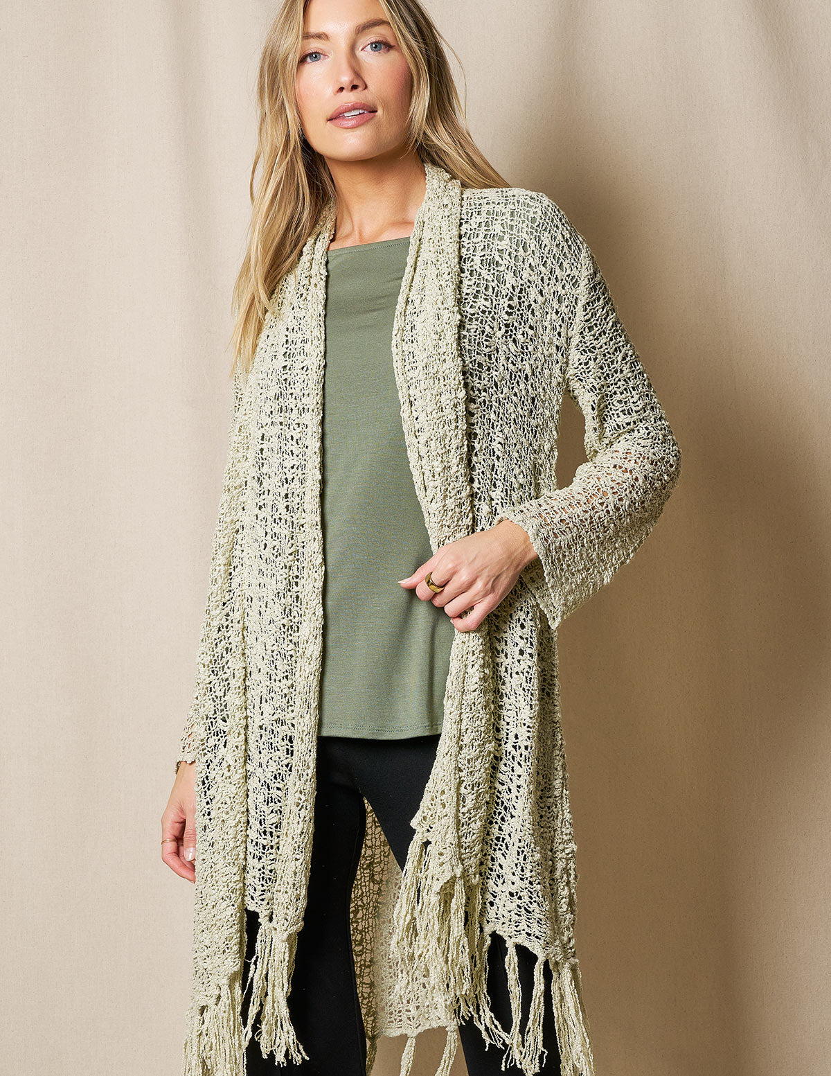 Handwoven Riva Knit Duster