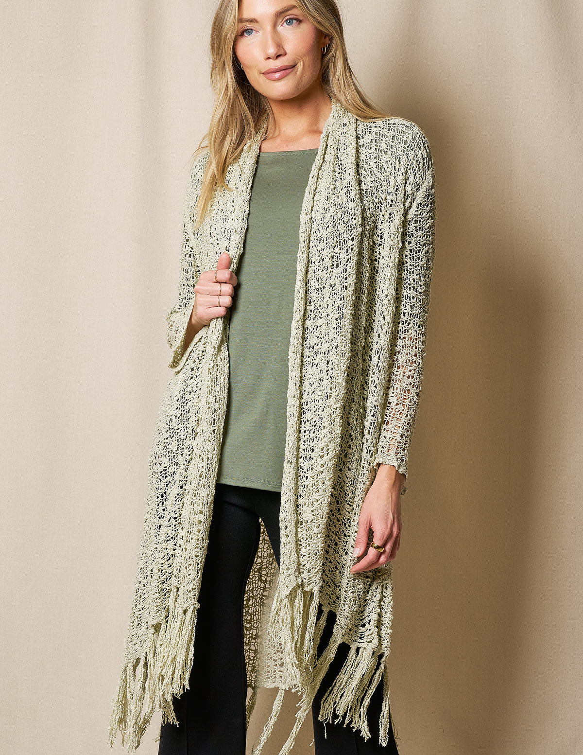 Handwoven Riva Knit Duster