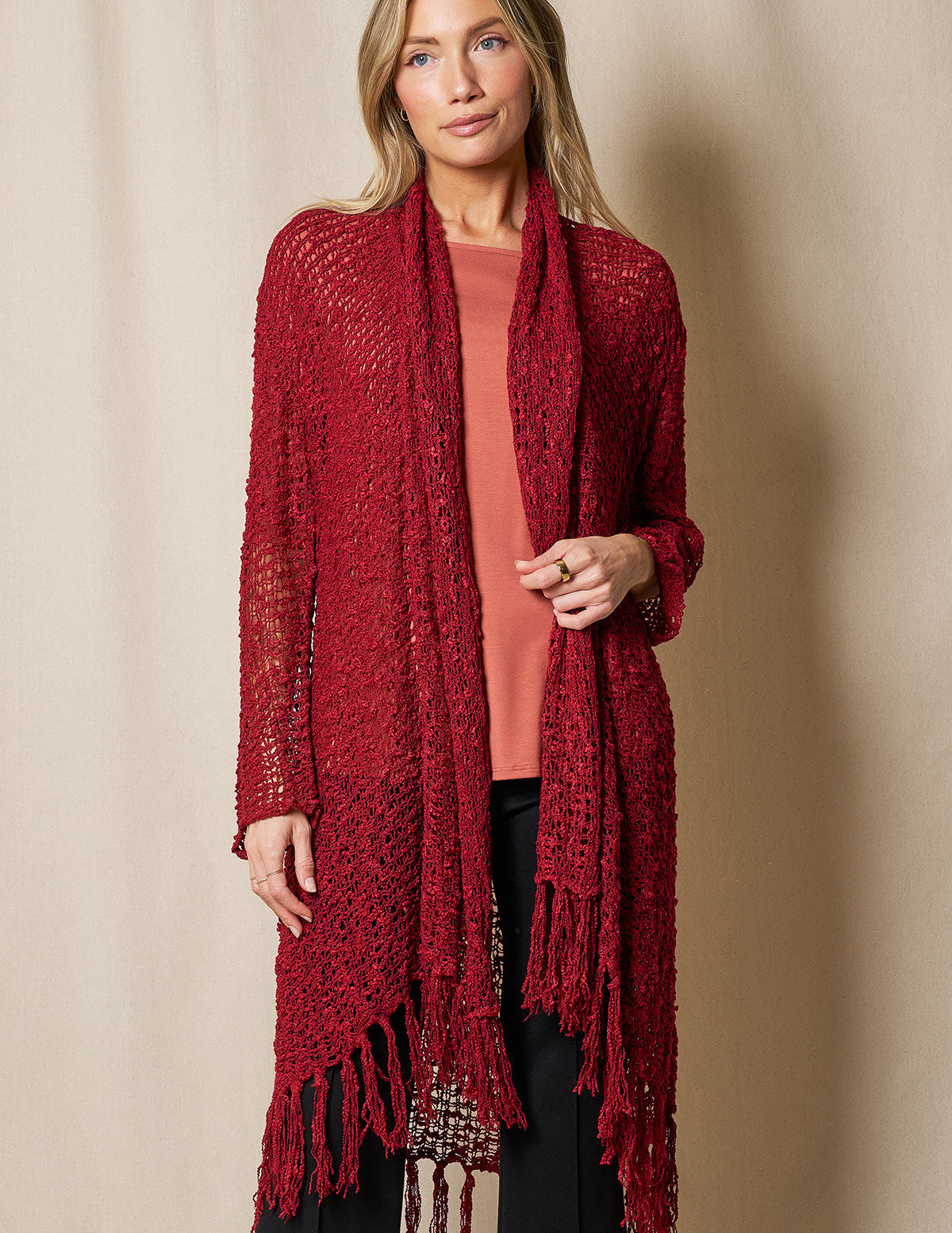 Handwoven Riva Knit Duster
