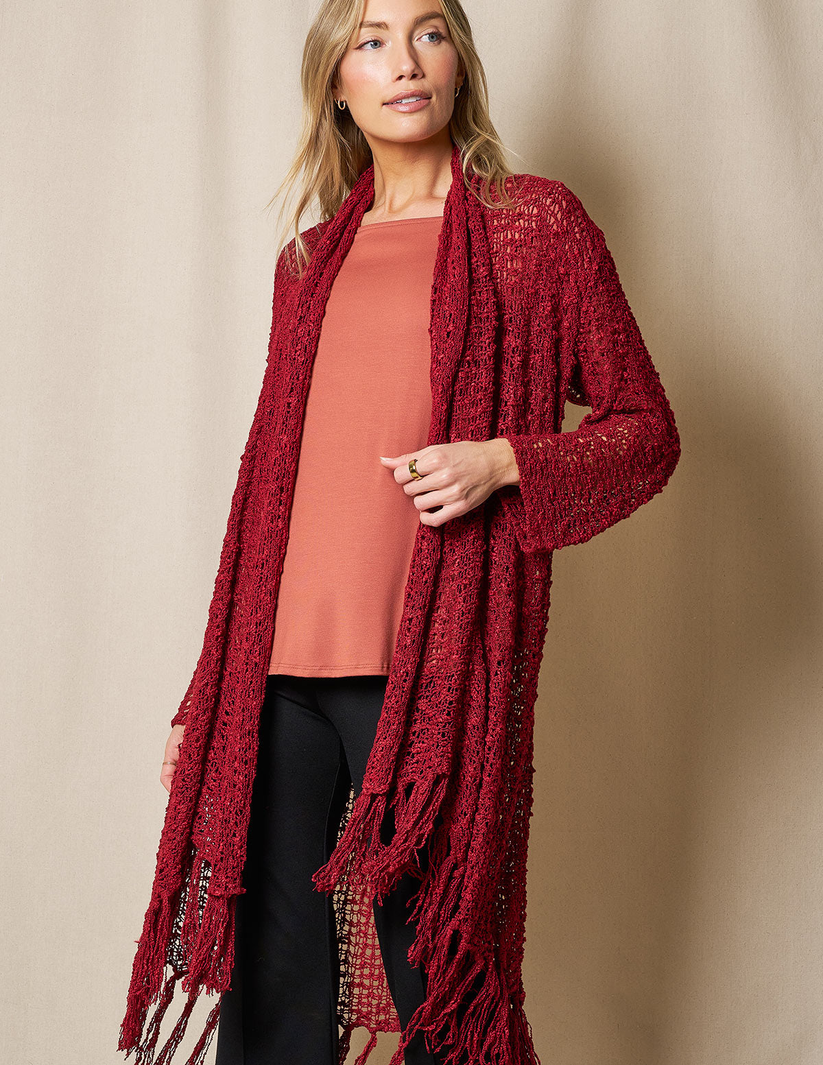 Handwoven Riva Knit Duster