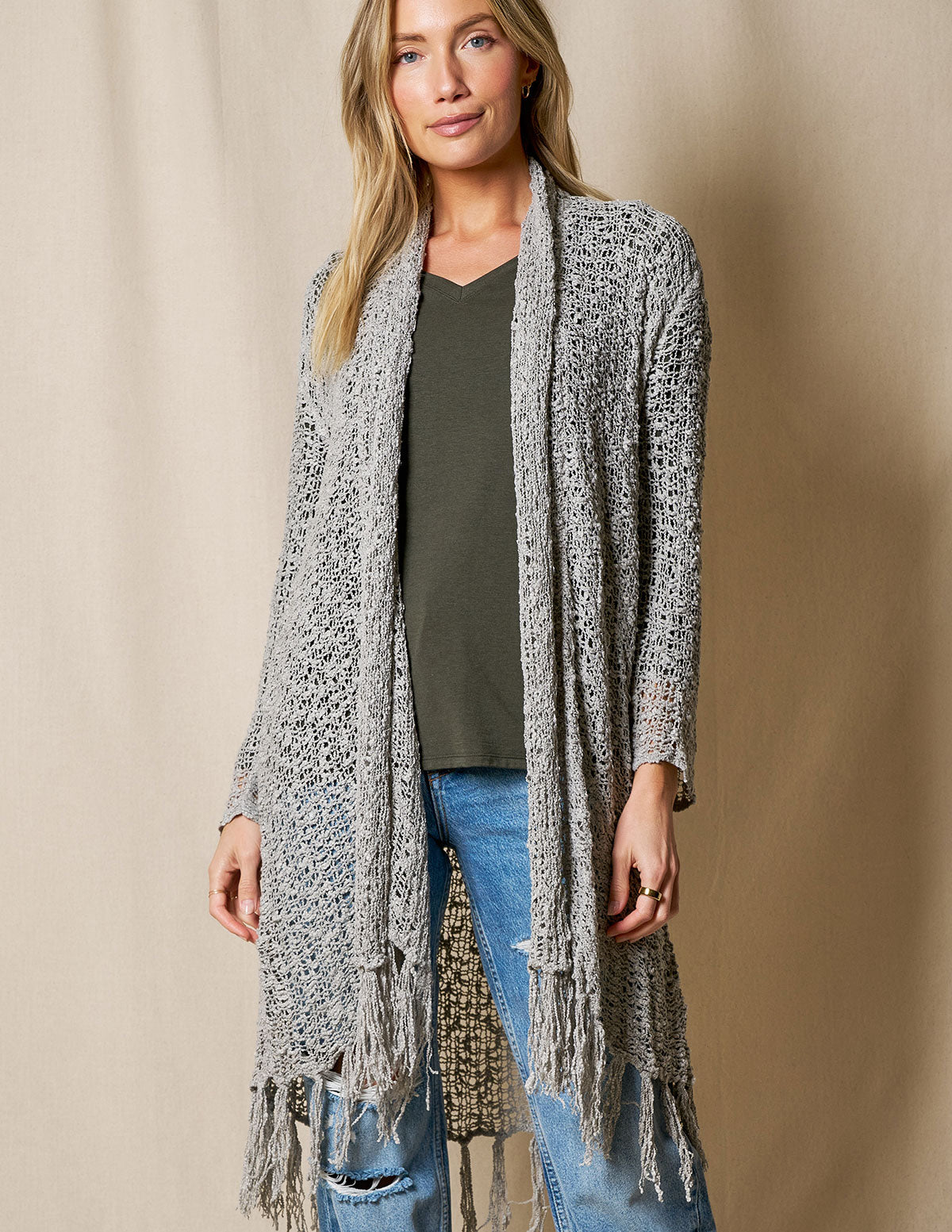 Handwoven Riva Knit Duster