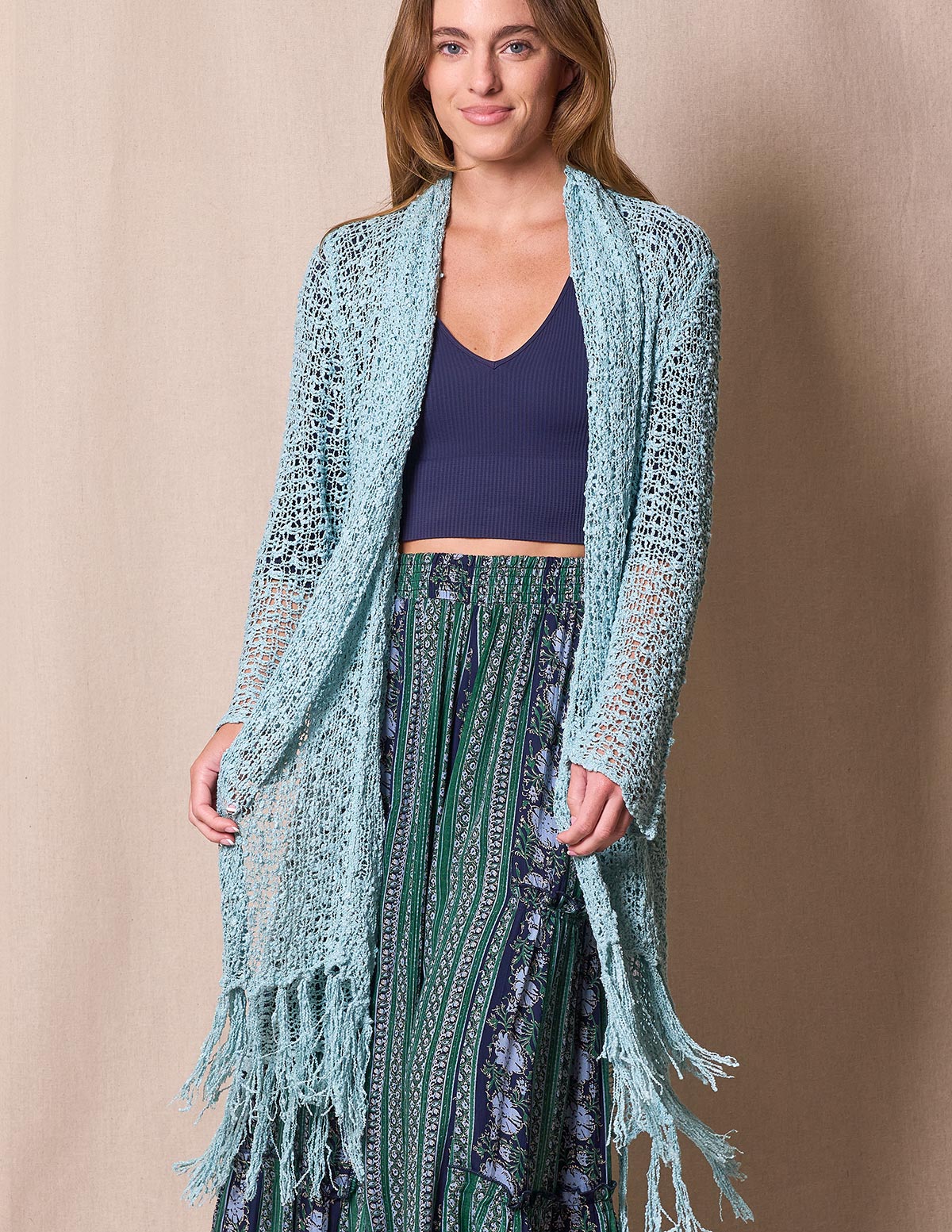 Handwoven Riva Knit Duster