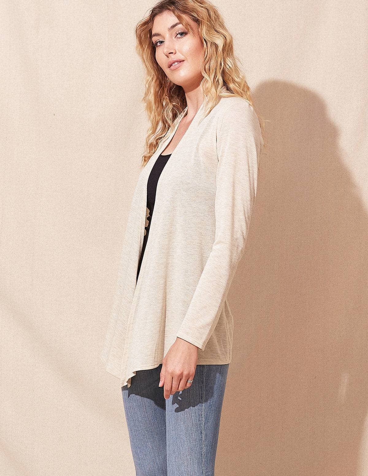 Aria Knit Wrap - Dark Charcoal Small Only
