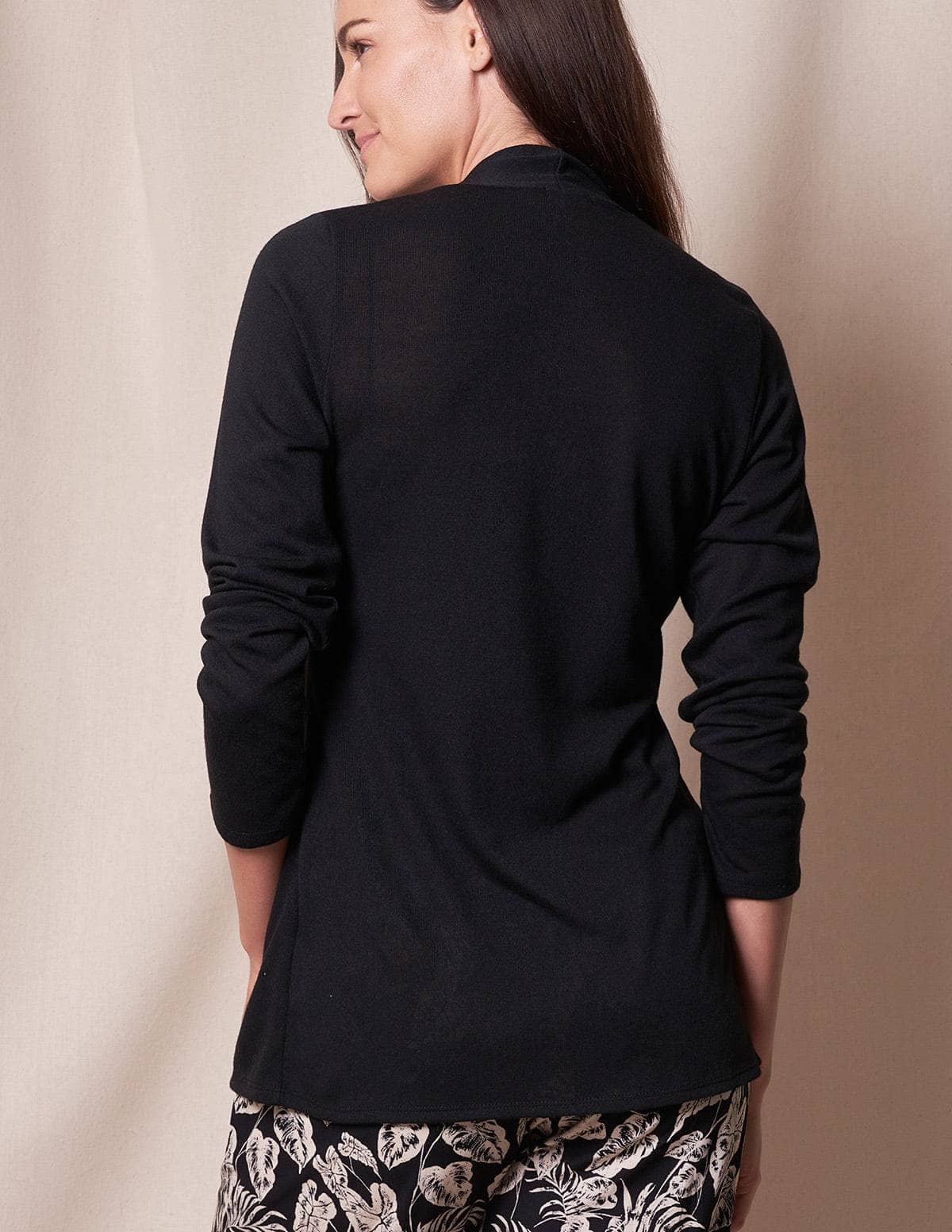 Aria Knit Wrap - Dark Charcoal Small Only